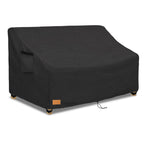 Unark Outdoor 3-Seater Sofa Cover,Waterproof Heavy Duty Patio Furniture Covers,76W X 33D X 32H Inches Outdoor Couch Cover,Patio Sofa Covers For Outdoor Furniture Waterproof,Black