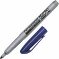 Skilcraft 7520-01-511-4319 Fine Point Permanent Marker, Blue (Pack Of 12), Black