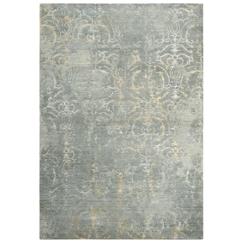 Rizzy Home Alora Decor Essential 10' X 13' Scroll Gray/Ivory Hybrid Area Rug