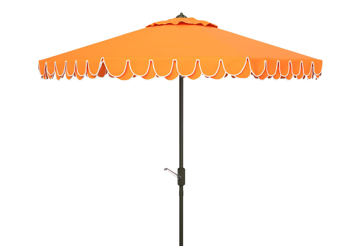 SAFAVIEH PAT8006O Outdoor Collection PAT8006 Umbrella, Orange