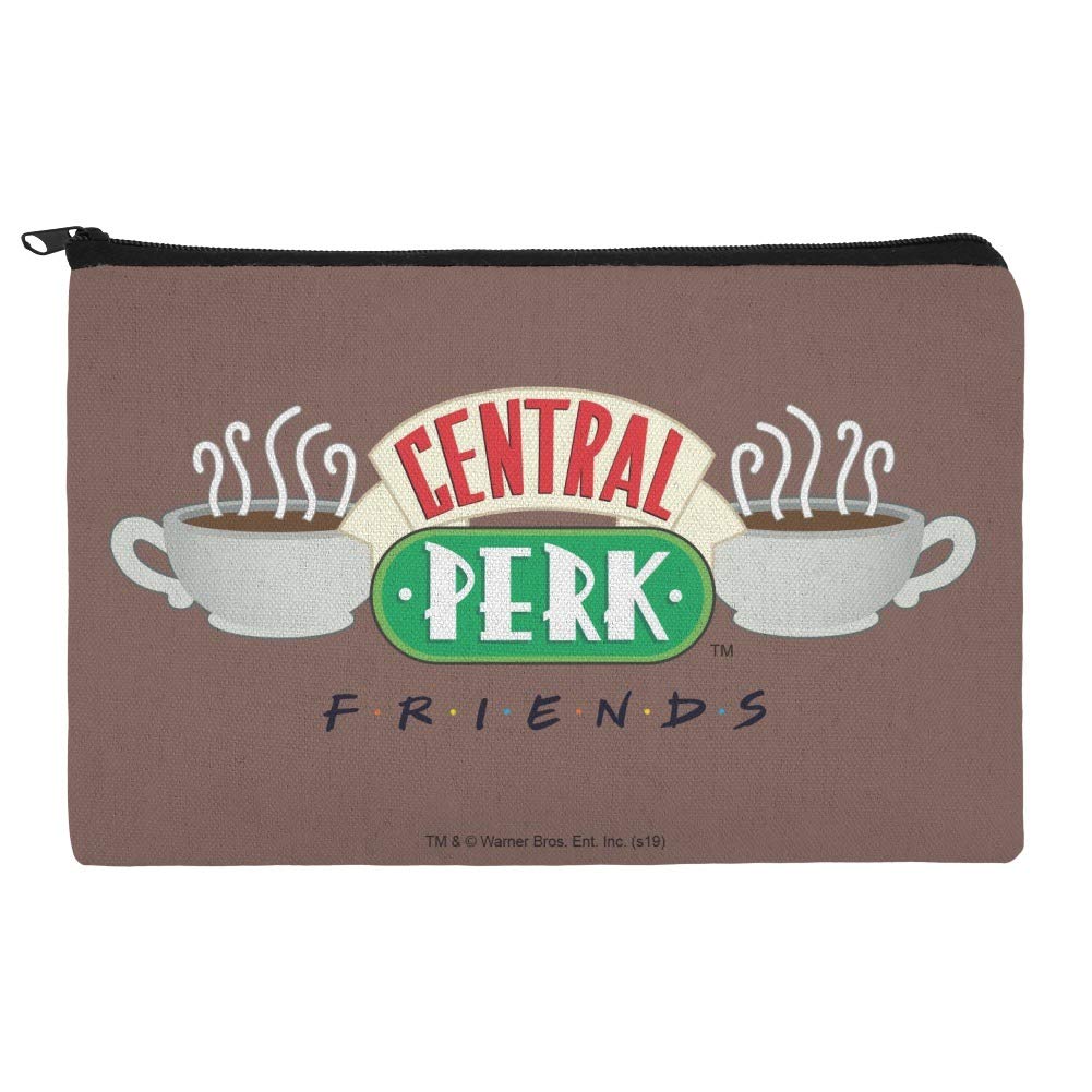 Graphics & More Friends Central Perk Logo Pencil Pen Organizer Zipper Pouch Case