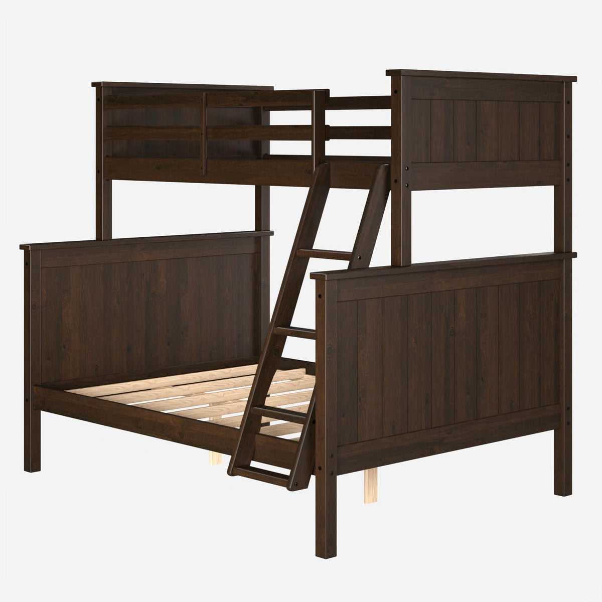 Leah Twin Over Full Bunk Bed Walnut