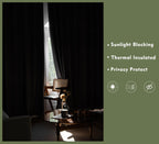 Pi Blackout Door Curtain 80 Inch Thermal Insulated Room Darkening Pricacy Doorway Curtain Window Treatment,Room Divider Curtain Closet Curtain For Front/Sliding Door/Closet/Patio(Dark Grey, W34Xl80)