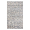 Kosas Home Hoeft 96 x 120 Transitional Polyester Fabric Area Rug in Gray