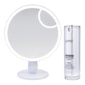 PMD Beauty LED Makeup Mirror with Lights - TriLume Technology - Handheld Vanity Mirror - Three Modes, 360 Rotation, 5X Magnifica