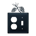 Eos-89 Pinecone Single Outlet Single Switch Electric Cover