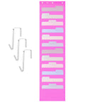 Mr. Pen- Hanging Wall File Organizer, 12 Pockets, Pink, 3 Overdoor Hangers Included, Over The Door File Organizer, Hanging Folde