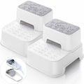 2-Step Stool for Kids - Toddler Anti-Slip Step Stool for Bathroom Sink/Toilet Potty Training/Kitchen Counter, 10 Height, 220 lbs
