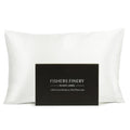 Fishers Finery 30Mm 100% Pure Mulberry Silk Pillowcase, Good Housekeeping Quality Tested (White, King)