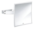 Grohe 40808000 Selection Cube Shaving or Cosmetic Mirror, Starlight Chrome