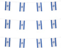 Zxvzyt Israel Israeli Flag Banner String,Small Mini Israel Pennant Flags,For Grand Opening,Olympics,National Sports Events,Party