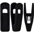 TOFIIGREM Black Velvet Hanger Clips (60-Pack), Strong Velvet Hangers Clips for Velvet Hangers, Pant Skirt Hanger Velvet Clips Fi