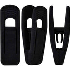 TOFIIGREM Black Velvet Hanger Clips (60-Pack), Strong Velvet Hangers Clips for Velvet Hangers, Pant Skirt Hanger Velvet Clips Fi