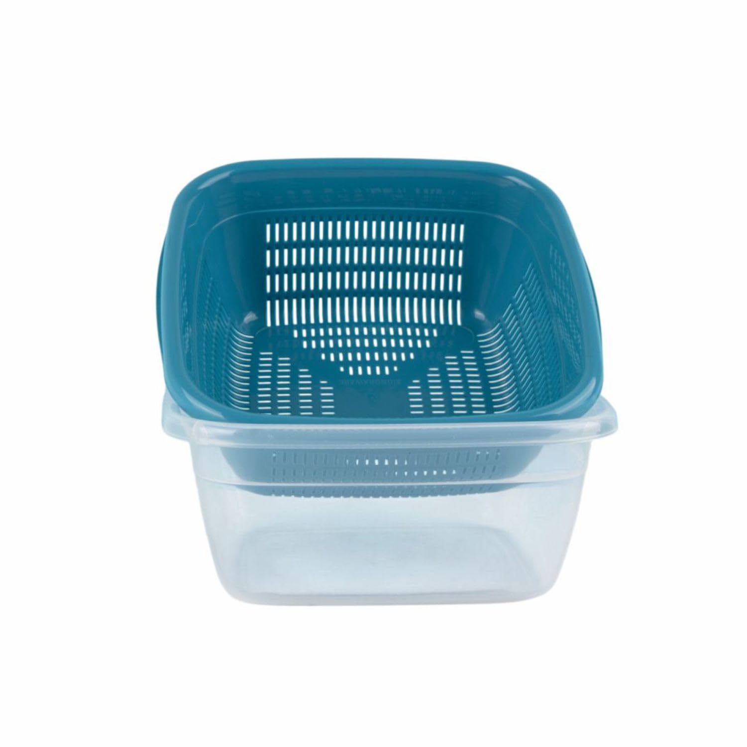 Signoraware Bpa Free Plastic Vegitable Basket Tray + Inner | Durable Organizer | EasyToClean | Lightweight | Ventilated Storag