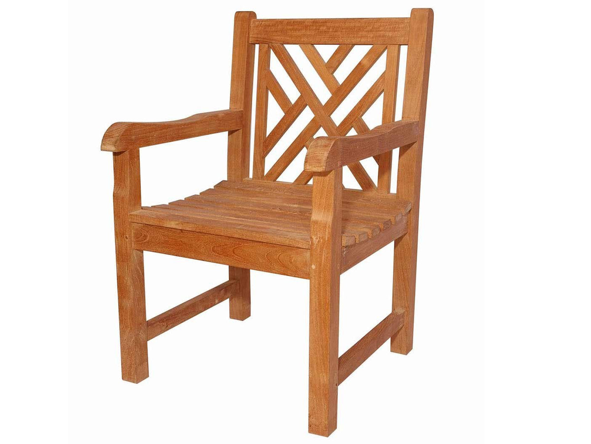 Anderson Teak Patio Lawn Garden Furniture Vilano Dining Armchair