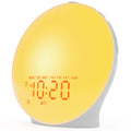 JALL Sunrise Alarm Clock White Noise Sound Machine with 22 Soothing Sounds, 17 NightLights, Bluetooth Speaker, Wake Up Light Ala