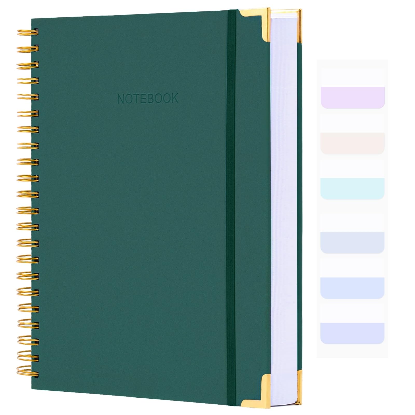 Spiral Notebook, Dotted Notebook, 8.5' X 11', 300 Page Hardcover Large Dot Grid Notebook Journal For Bullet, Notes, Thick Pape