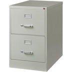 Lorell 2-Drawer Vertical File, Legal, 18 by 26-1/2 by 28-3/8-Inch, Light Gray