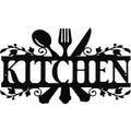 Kitchen Metal Sign, Kitchen Signs Wall Decor Rustic Metal Kitchen Decor Sign, Country Farmhouse Decoration for Mardi Gras Easter
