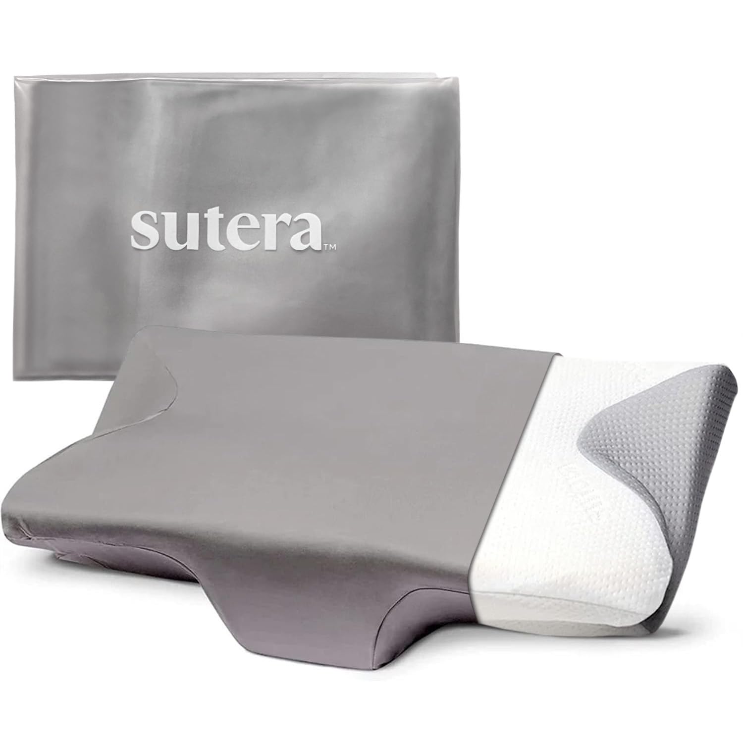 Sutera Dream Deep Pillowcase | Silverthread Antimicrobial Pillow Cover for Healthy Sleep | Soft, Durable, and Breathable Fabric 