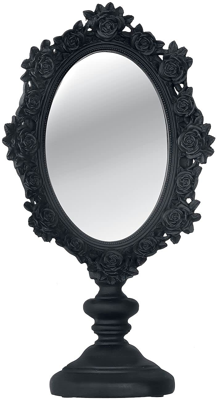 Alchemy Black Rose Dressing Table Mirror