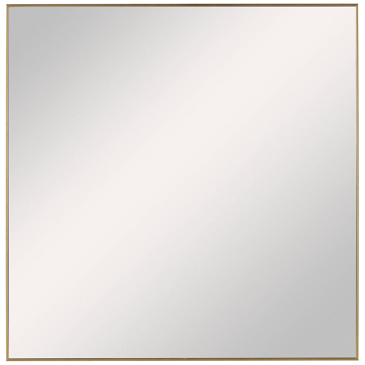 Uttermost Alexo Brushed Gold 28 Square Wall Mirror