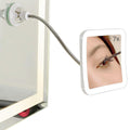 SunplusTrade Makeup Mirror with LED Lights and Magnification, Portable Cordless Design for Home and Travel with Flexible Goosene
