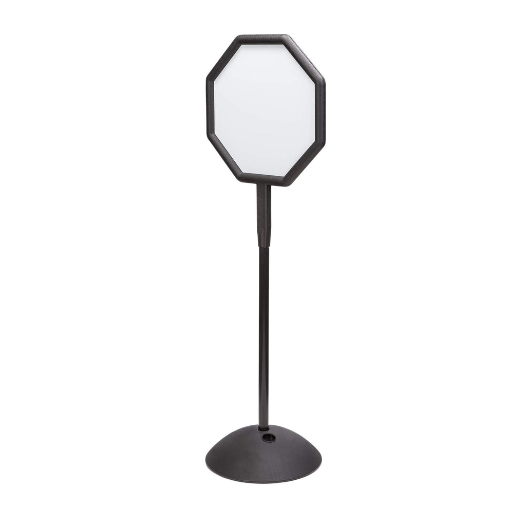 Safco Products 4118Bl Write Way Octagon Message Board, Black
