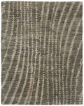 12' X 15' Green And Tan Abstract Area Rug