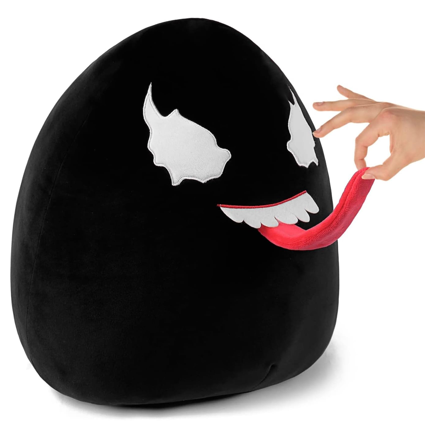 Global Park 17in Venom Plush Toys, Stuffed Doll Pillow Elastic Tongue Animal Soft Plushies for Boys Girls