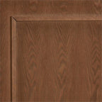 Baxton Studio Giordano Classic and Traditional Ash Walnut Finished Wood Full Size Headboard