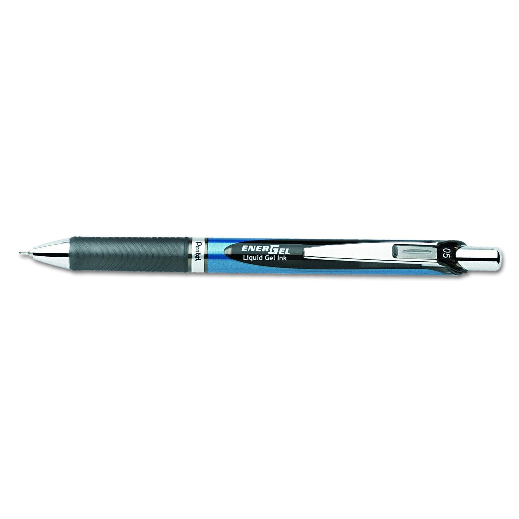 Pentel EnerGel RTX Roller Ball Retractable Gel Pen, Black Ink, Fine (BLN75-A)