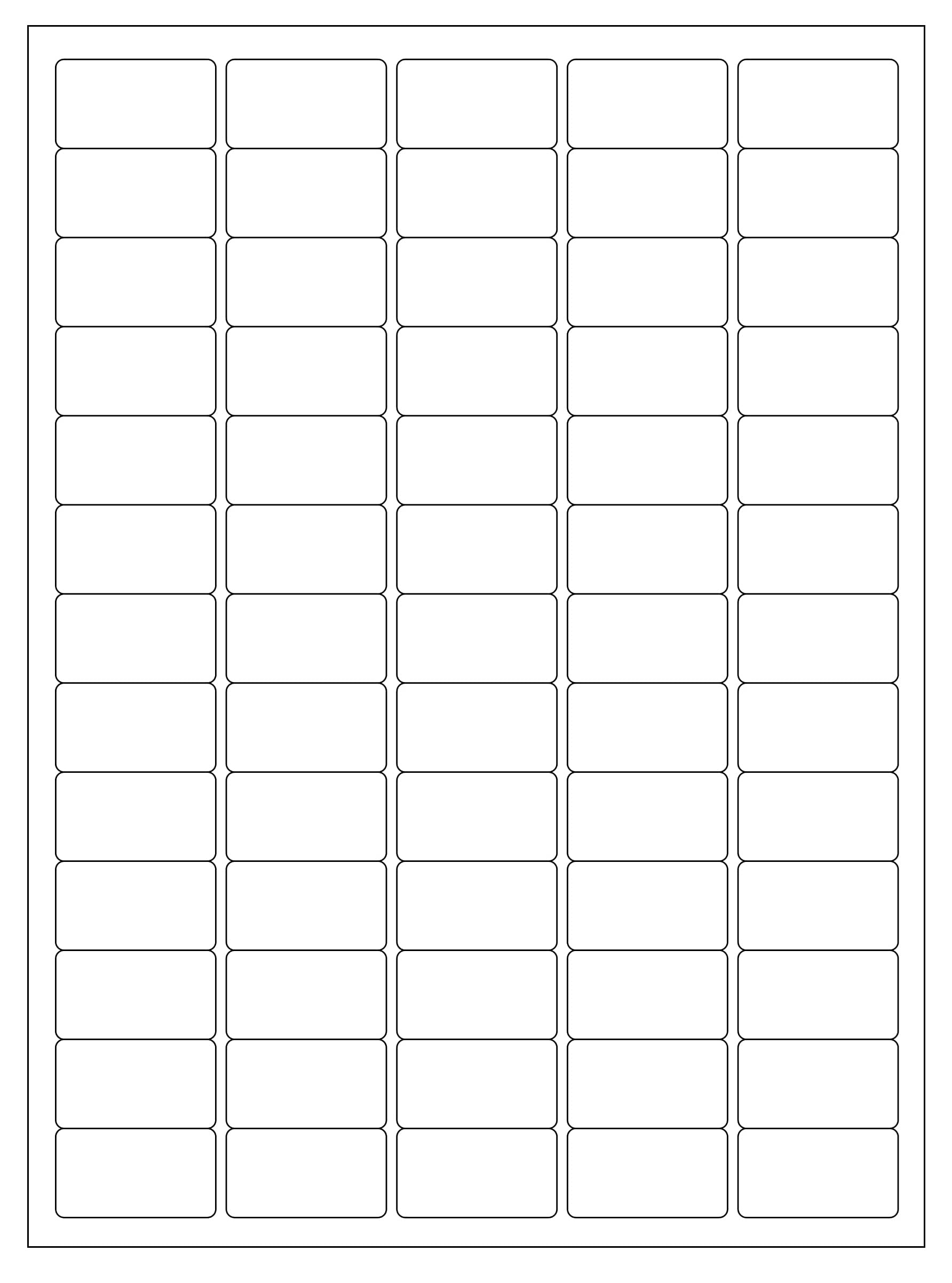 True-Ally A4 Size White Self Adhesive Label/Sticker for Printer (Inkjet/Copier/Laser) - 65 Sticker Per Sheet - 40 Sheets Pack (A
