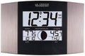 La Crosse Technology WS-8117U-IT-AL Atomic Wall Clock with Indoor/Outdoor Temperature