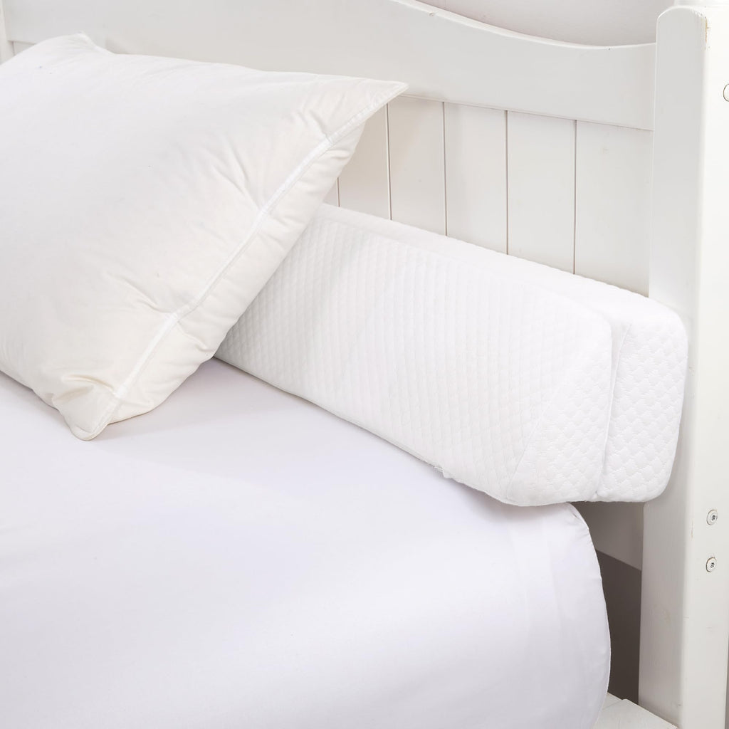 HOMBYS Wedge Pillow Headboard Gap Filler, King Size, Foldable, White, Fits 0-7" Gap Between Headboard and Mattress