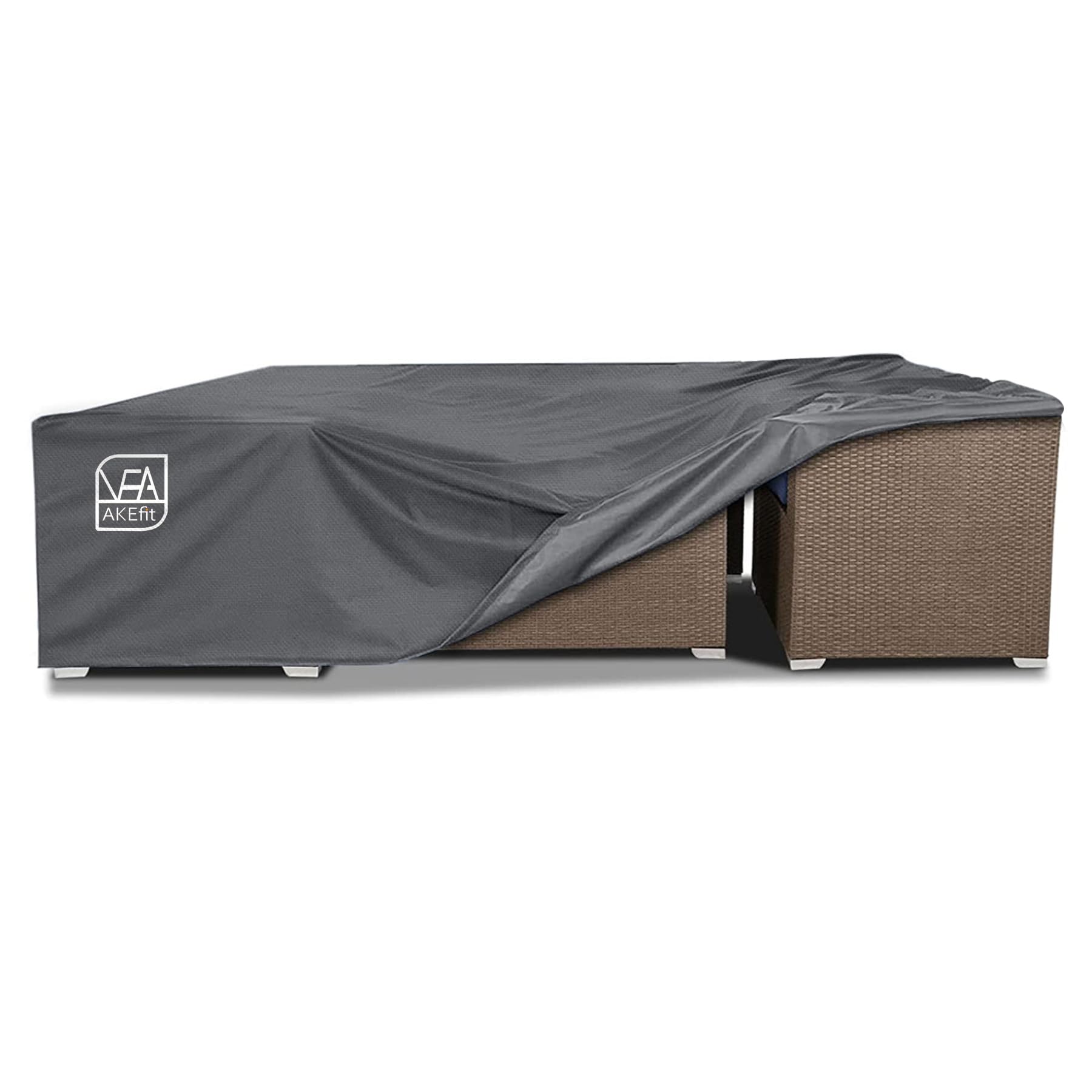 Akefit Patio Furniture Set Cover Outdoor Sectional Covers 500D Heavy Duty Outdoor Table Sofa Set Covers Waterproof Resistant Lar
