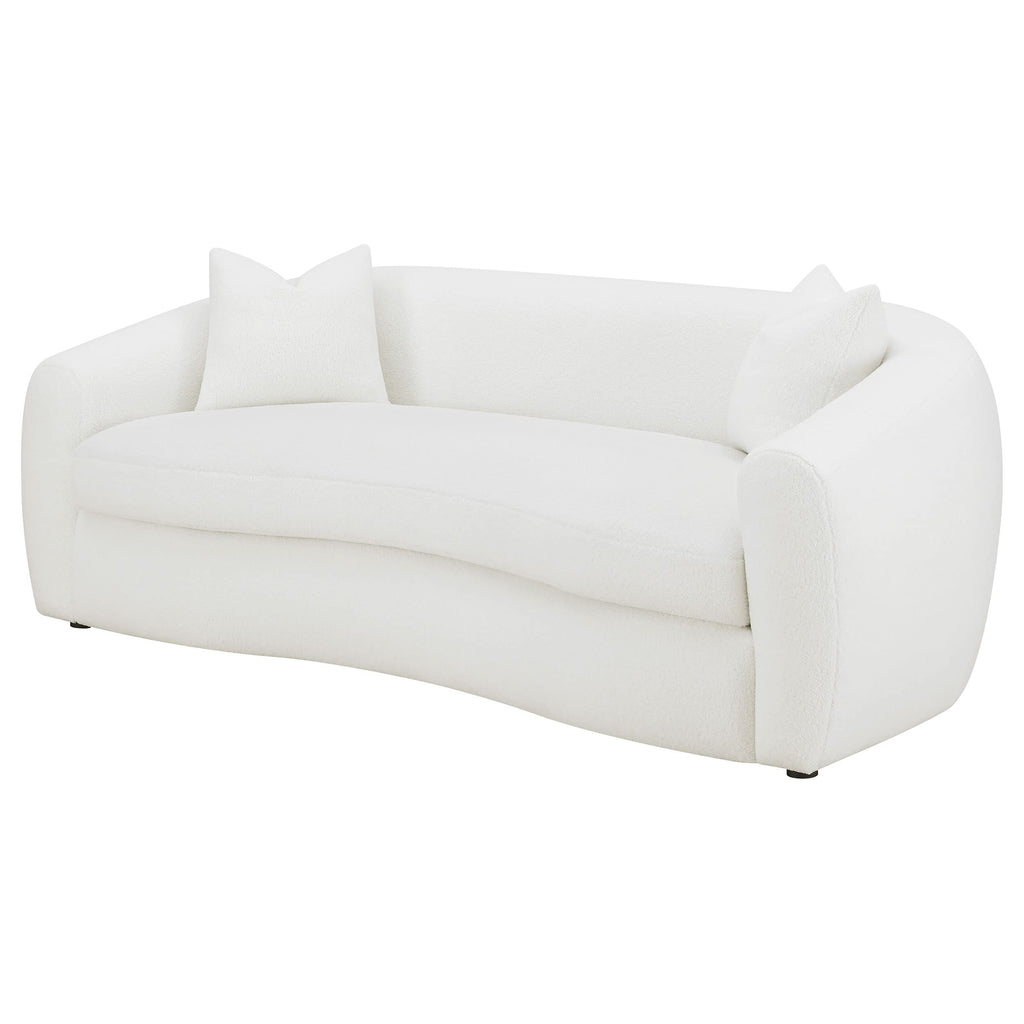 Coaster Home Furnishings Isabella Upholstered Tight Back Sofa White