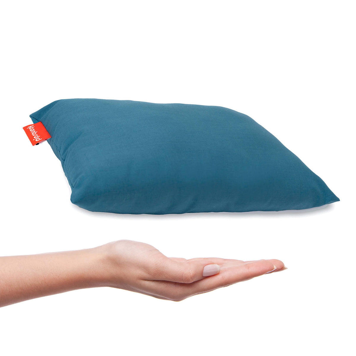 Urban Infant Pipsqueak Small Pillow - Mini 11 x 7 in - Tiny Pillow for Travel, Dogs, Toddlers, Kids, Lumbar, Knees and Neck - Bl