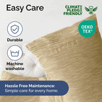 Extra Deep Pocket Full Sheets - 4 Piece Breathable & Cooling Bed Sheets - Hotel Luxury Bed Sheet Set - Soft, Wrinkle Free & Comfy - Easily Fits Extra Deep Mattresses - Deep Pocket Heathered Tan Sheets
