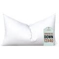 Pillowflex Synthetic Down Pillow Insert - 12X40 Down Alternative Pillow, Ultra Soft, Large Rectangle Body Sleeping Pillow, Lumba