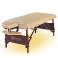 Master Massage 30 Del Ray Pro Portable Table Package (Cream, Standard with Ambient Lighting System)
