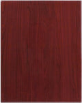 24 x 30 Rectangular High-Gloss Mahogany Resin Table Top with 2 Thick Edge