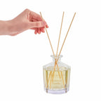 Cocorr  Na Reed Diffuser - Cashmere Vanilla Flower Reed Diffuser Set With 8 Sticks, Home Fragrance Reed Diffuser For Home Bedroo
