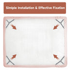 Bozenu Bed Sheet Straps, Upgrade Fitted Bed Sheet Holders For Corners, Non Slip Sheet Clips Grey 8Pcs