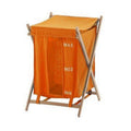 Gedy BU38-67 Orange Laundry Basket, 21.4 x 16.9 x 25.3