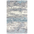 Rizzy Home Alora Decor Spirit 5' X7'6" Abstract Gray/Ivory Hand Tufted Area Rug