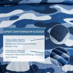 Meeting Story Camouflage Bedding Set, Colorful Pattern Style Comforter Set, 3 Pcs One Comforter Two Pillowcases Two Sheets In On