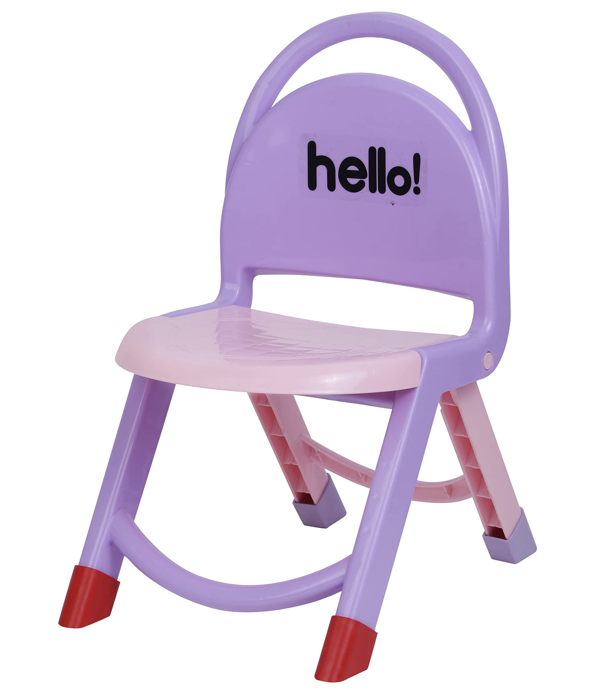 Sukhson India Hello Folding Kids Chair, Foldable Study Chair For Toddlers, Portable Plastic Activity Seat For Kids Room, Nursery