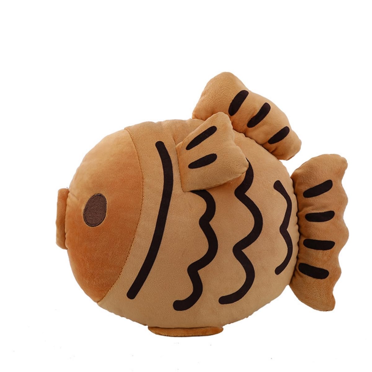 ZCPACE 13.8 Inches Cute Taiyaki Stuffed Animal Pillow Taiyaki Fish Plush Soft Stuffed Food Snapper Bream Plushie Pillow Doll Hom