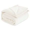 Bedsure Fleece Blankets King Size Cream - Bed Blanket Soft Lightweight Plush Cozy Fuzzy Luxury Microfiber, 108X90 Inches